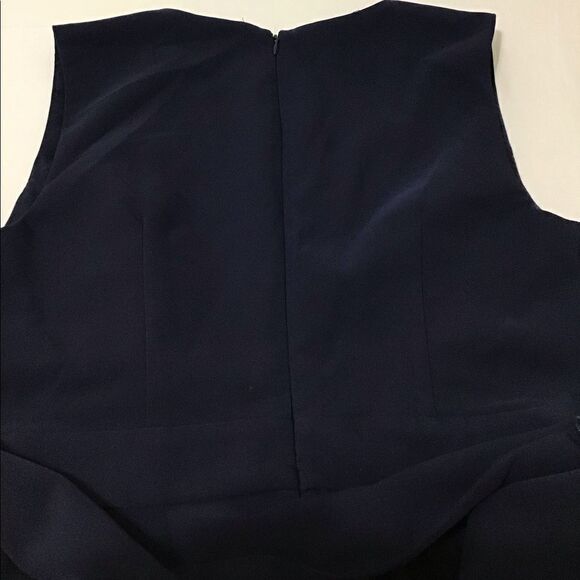 Finders Keepers Blue Essie Sleeveless Belted Wide Leg Pantsuit New Size Large - Picture 12 of 16